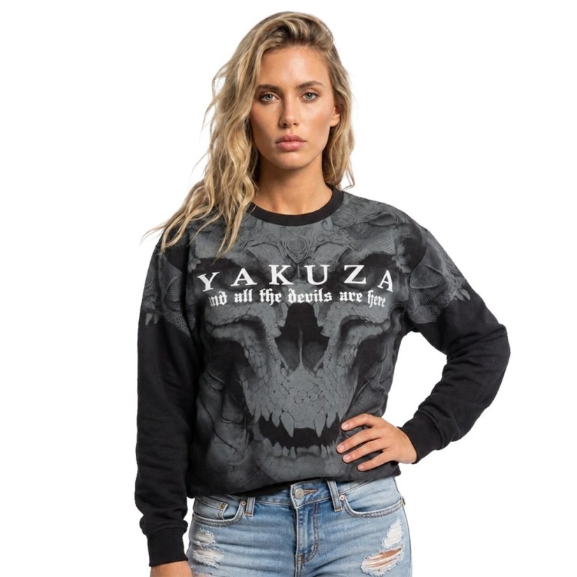 Dámská mikina Devils Urban - Velikost: XL, Barva: Černá