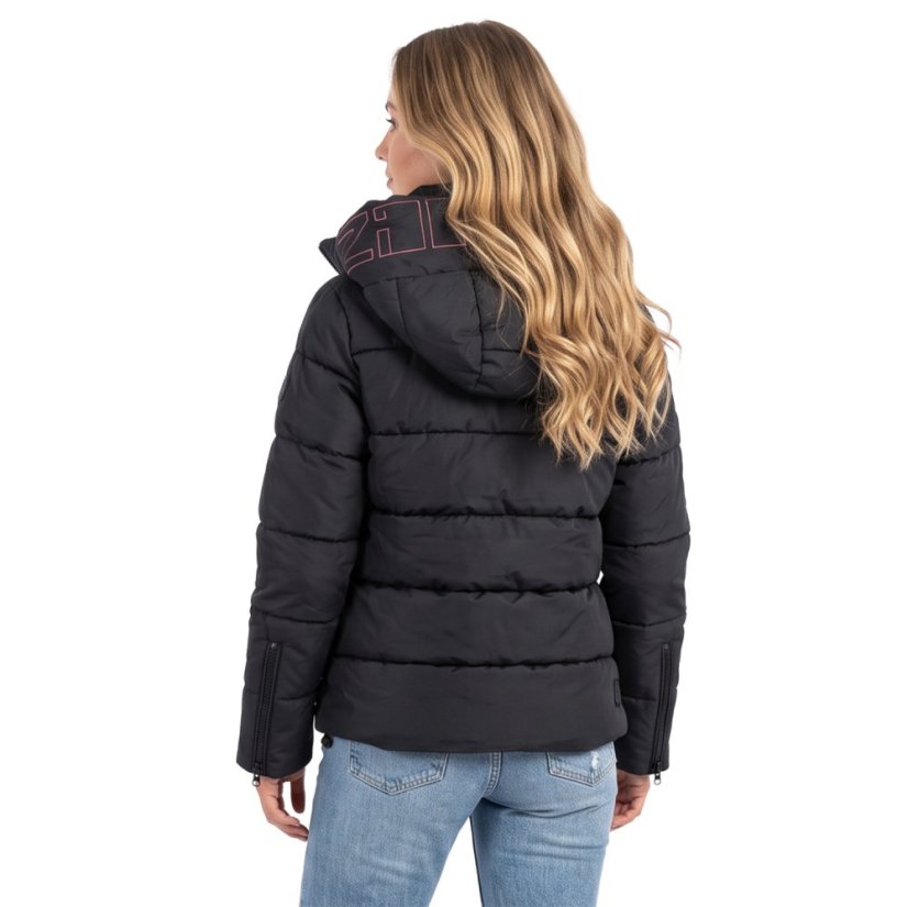 Dámská bunda 3RD V02 Puffer Winter Jacket - Velikost: 2XL, Barva: Černá