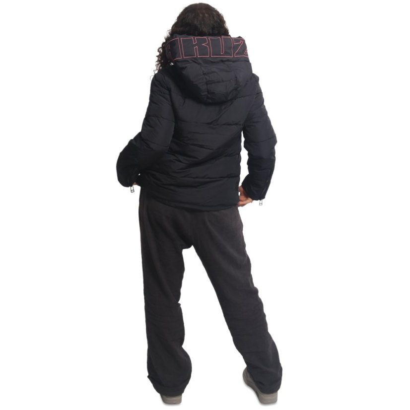 Dámská bunda 3RD V02 Puffer Winter Jacket - Barva: Černá, Velikost: XL
