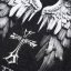 Dámské ležérní tričkové šaty Winged - Velikost: S, Barva: Černý melír