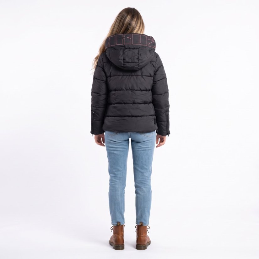 Dámská bunda 3RD V02 Puffer Winter Jacket - Velikost: 2XL, Barva: Černá