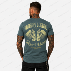 Pánské tričko Broken Legend 203 olivově zelené