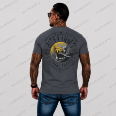 Yakuza Premium Pánské tričko 4109 tmavě šedé