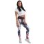 Dámské legíny Capture The Flag Slide Leggings - Velikost: XL, Barva: Černá