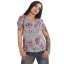 Dámské tričko Eye Allover V Neck