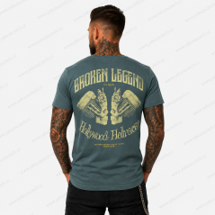 Pánské tričko Broken Legend 203 olivově zelené