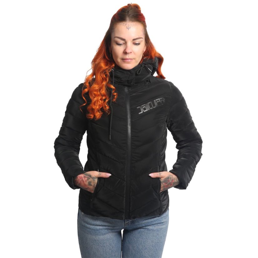 Dámská bunda Tech Puffer Jacket - Velikost: M, Barva: Černá