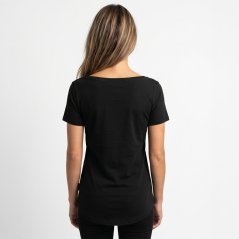Dámské tričko Heart Curved V Neck Basic T-Shirt
