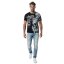Pánské tričko Skull Stack Regular T-Shirt - Velikost: M, Barva: schwarz