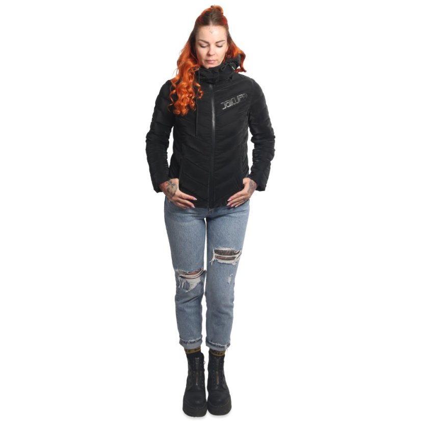Dámská bunda Tech Puffer Jacket - Velikost: M, Barva: Černá