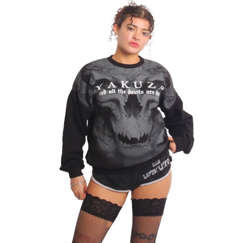 Dámská mikina Devils Urban - Barva: Černá, Velikost: XL