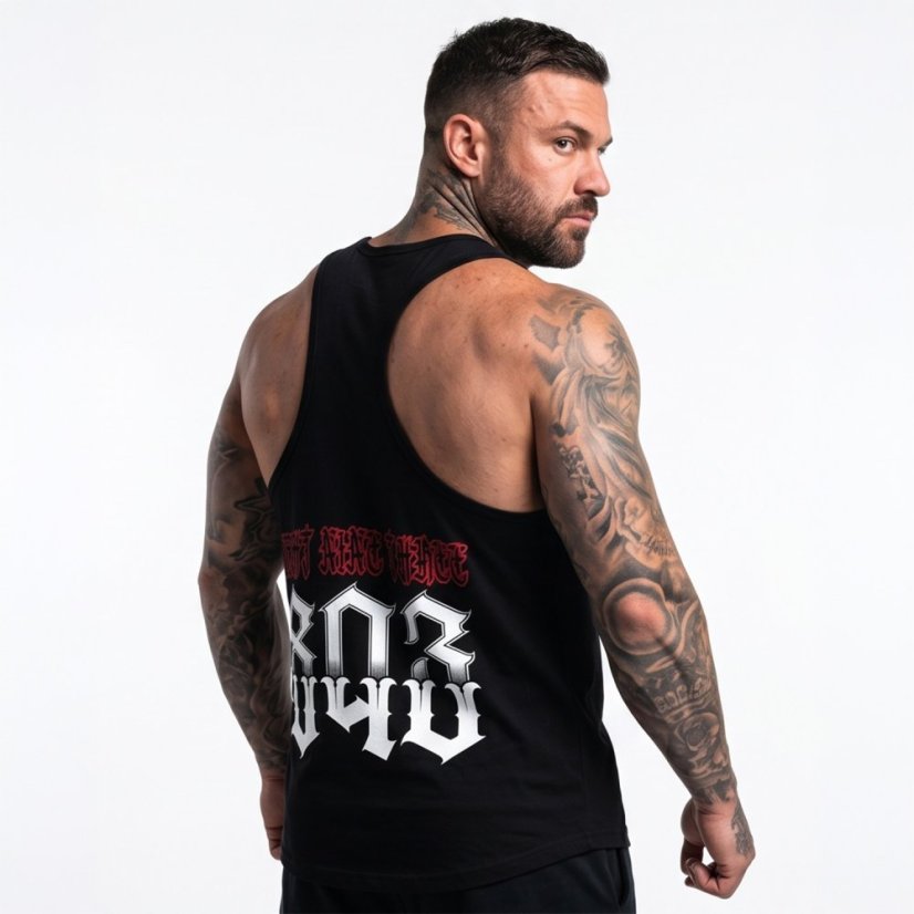Pánské tílko Yeah Slim Racer Tanktop - Velikost: L, Barva: schwarz