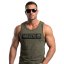 Pánské tílko Bleak Slim Basic Tanktop - Velikost: 4XL, Barva: Olivově zelená