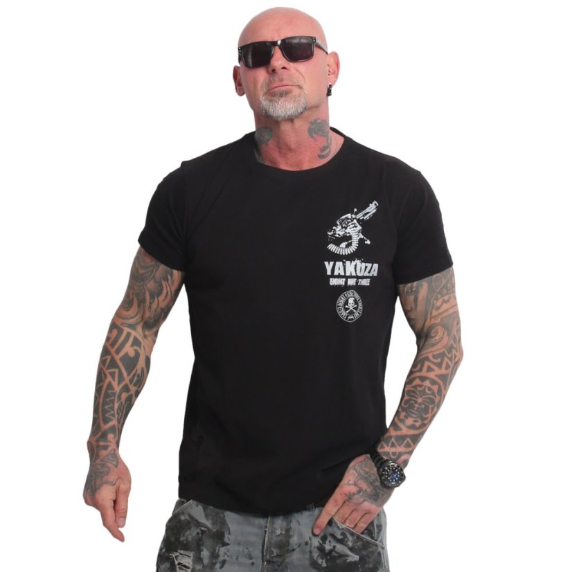Pánské tričko Peor Regular T-Shirt - Velikost: 2XL, Barva: Černá