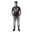 Pánské tričko Danger V02 Regular T-Shirt - Velikost: 5XL, Barva: schwarz