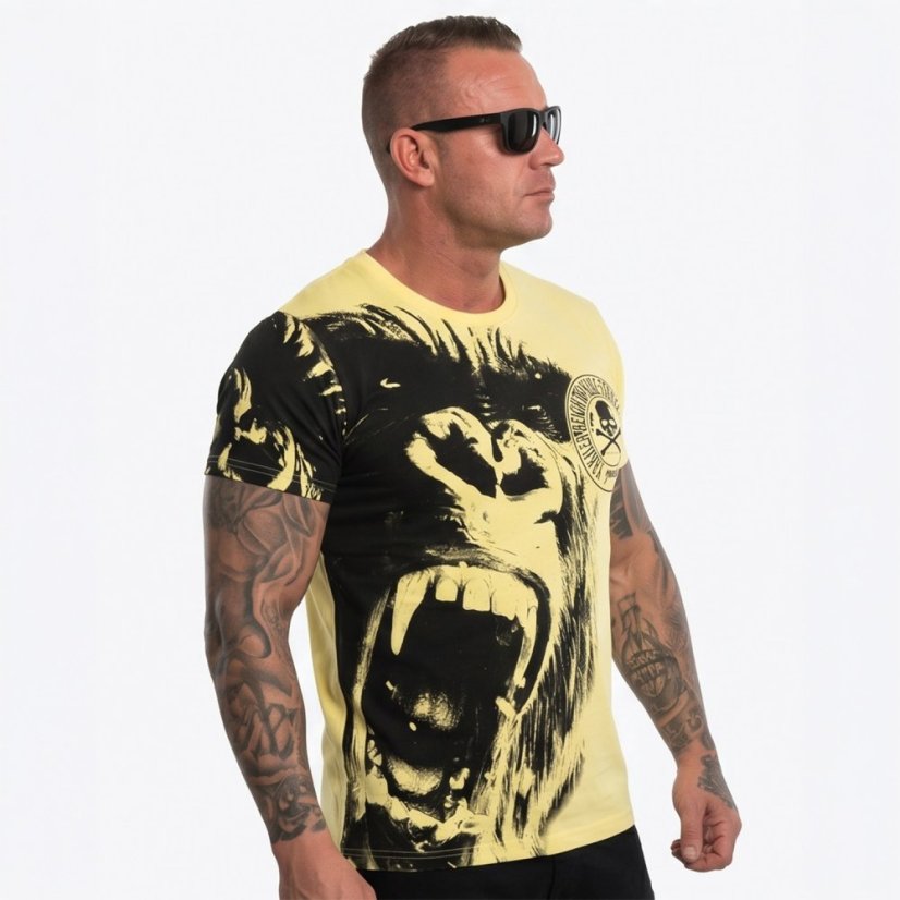 Pánské tričko Monkey Regular T-Shirt - Velikost: S, Barva: Francouzská vanilka