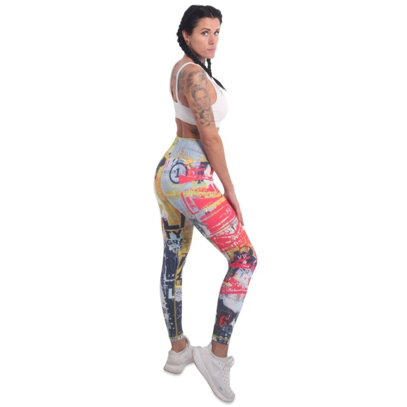 Dámské legíny Play Slide Leggings - Barva: Pestrá, Velikost: L