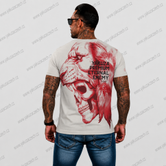 Yakuza Premium Pánské tričko 4107  stříbrné