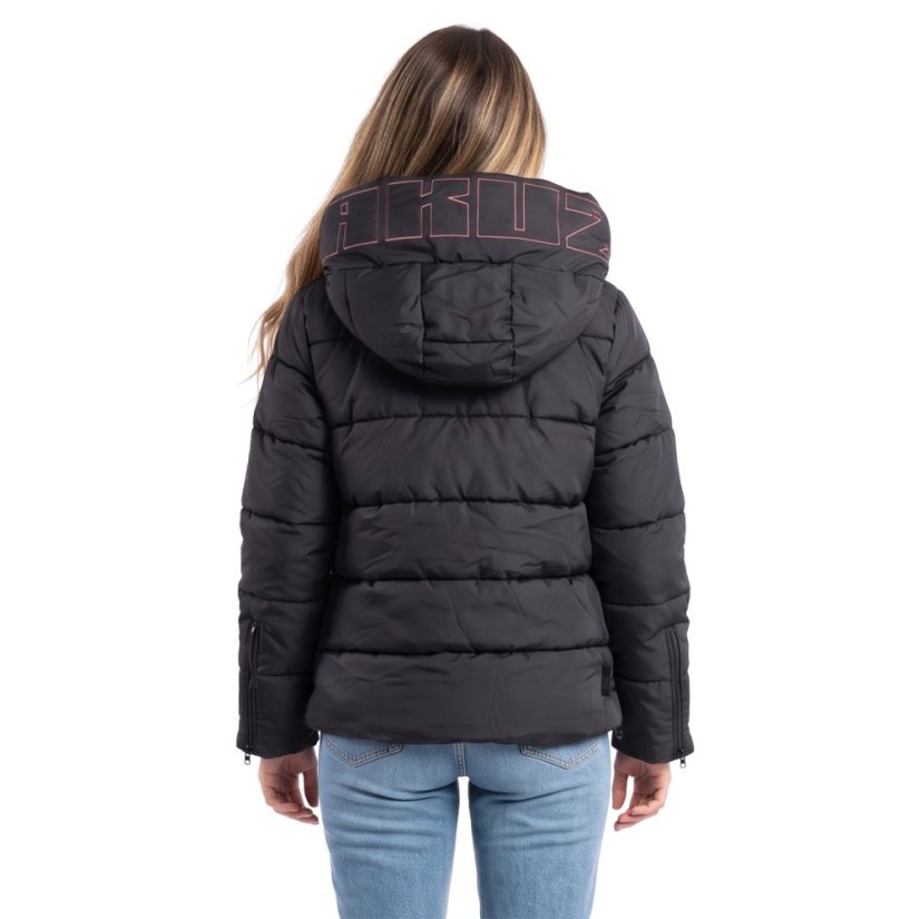 Dámská bunda 3RD V02 Puffer Winter Jacket - Velikost: 2XL, Barva: Černá