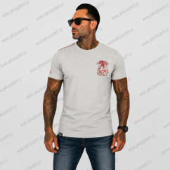 Yakuza Premium Pánské tričko 4107  stříbrné