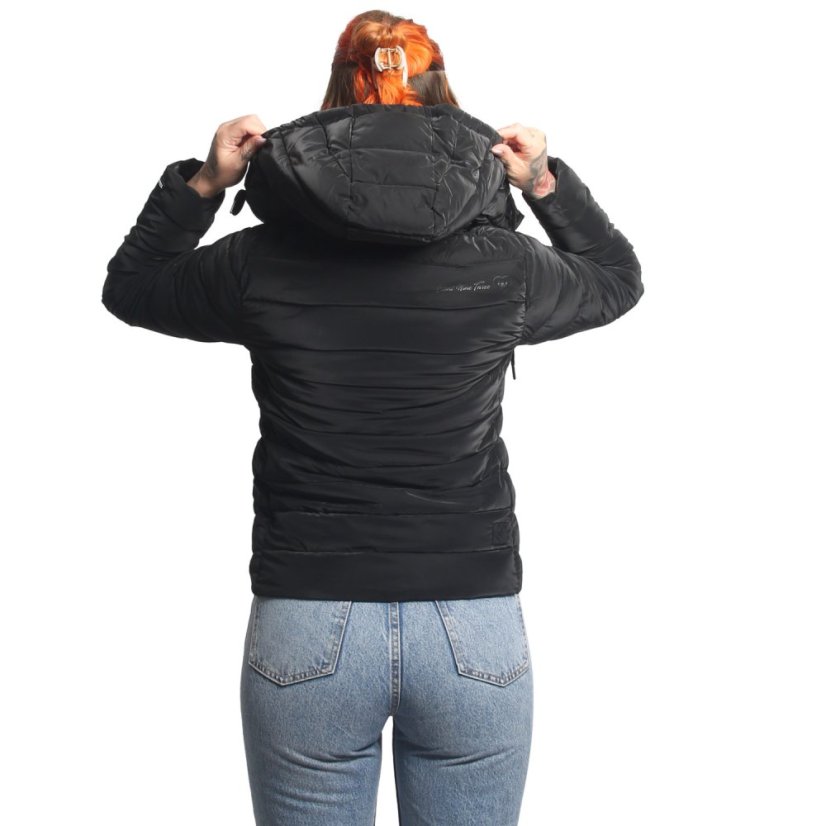 Dámská bunda Tech Puffer Jacket - Velikost: M, Barva: Černá
