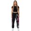 Dámské tepláky Flowers Loose Joggers - Velikost: XS, Barva: schwarz