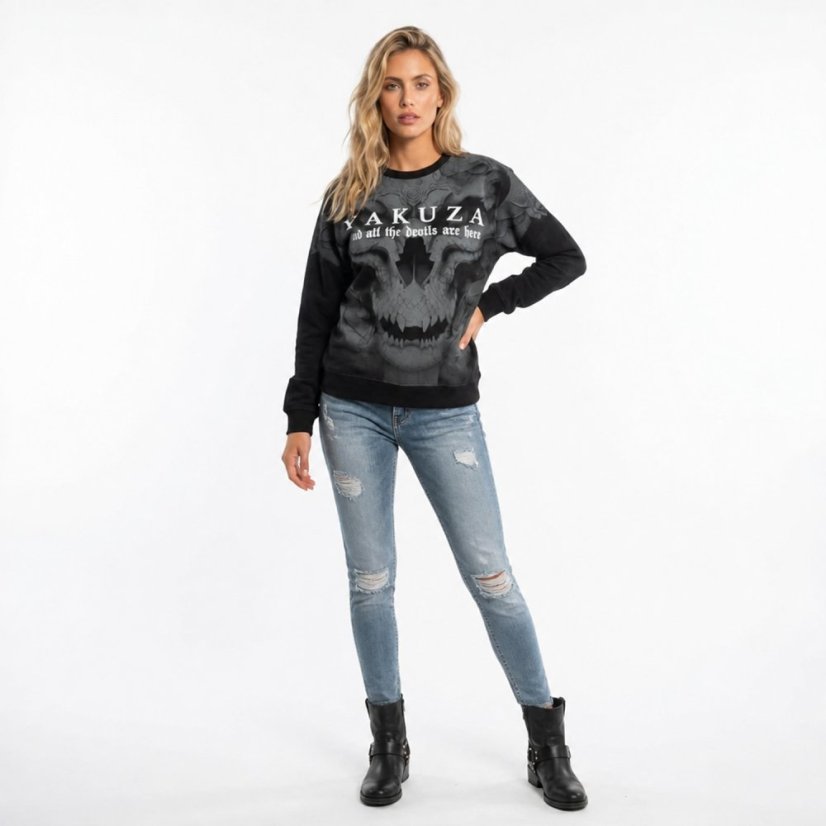 Dámská mikina Devils Urban - Velikost: XL, Barva: Černá