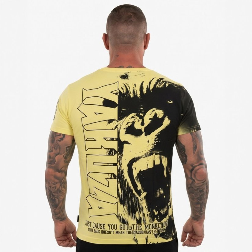 Pánské tričko Monkey Regular T-Shirt - Velikost: S, Barva: Francouzská vanilka