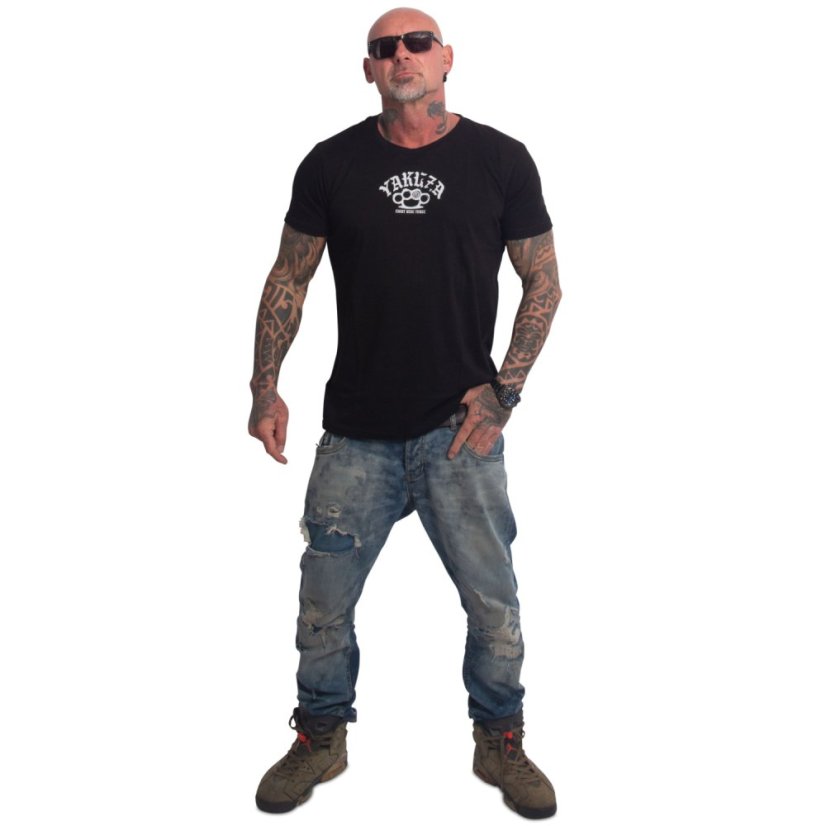 Pánské tričko Crusher Regular Basic - Velikost: 3XL, Barva: Černá