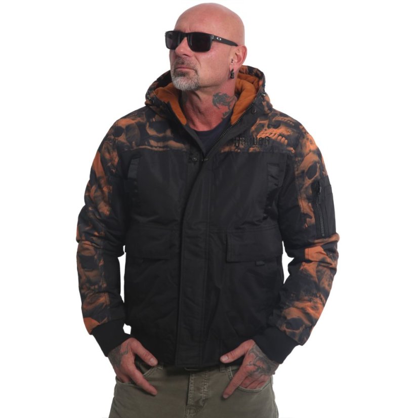 Pánská bunda Graveyard Ultimate Winter Jacket - Velikost: S, Barva: Schwarz/orange