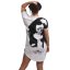 Dámské šaty Greetings Urban T-Shirt - Velikost: XL, Barva: Bílá