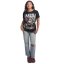 Dámské tričko Angel Gun Urban Crew Neck - Velikost: XS, Barva: Černá