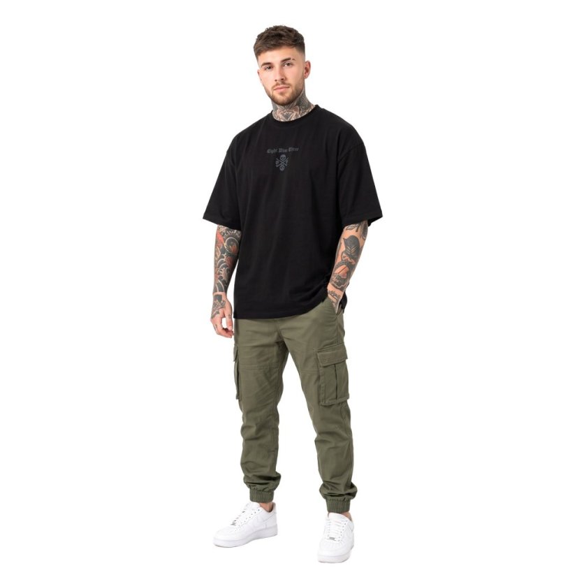 3RD Oversized T-Shirt [250GSM] - Velikost: XL, Barva: schwarz