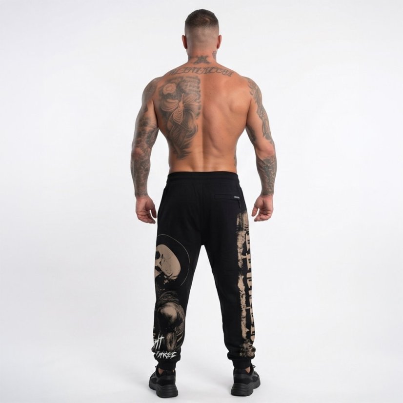 Pánské tepláky Pray Loose - Velikost: 4XL, Barva: Černá