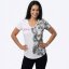 Dámské tričko Wise Curved V Neck - Velikost: M, Barva: Bílá