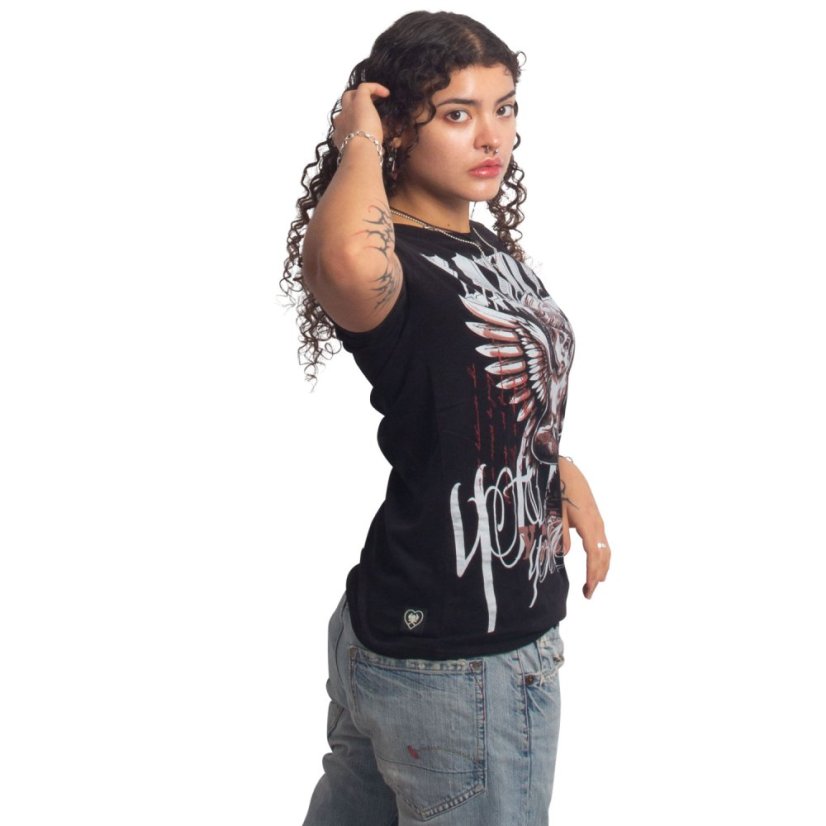 Dámské tričko Angel Gun Urban Crew Neck - Velikost: XS, Barva: Černá