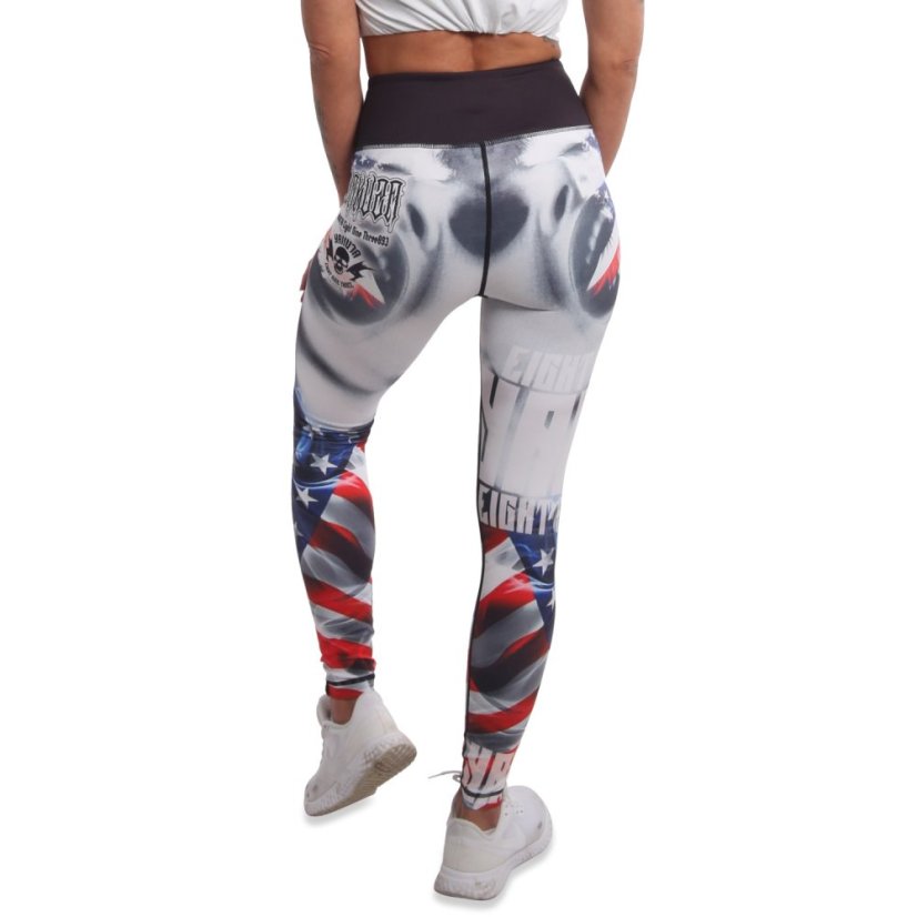 Dámské legíny Capture The Flag Slide Leggings - Velikost: XL, Barva: Černá