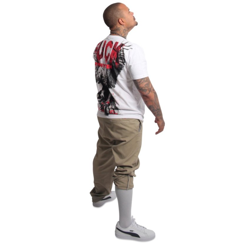 Pánské tričko Eagle Regular - Velikost: 5XL, Barva: Bílá