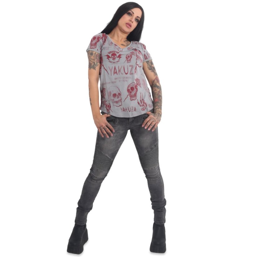 Dámské tričko Eye Allover V Neck