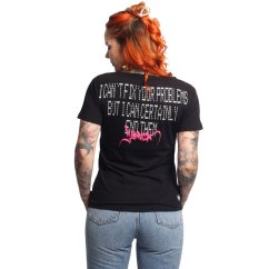 Dámské tričko Problems Curved Crew Neck