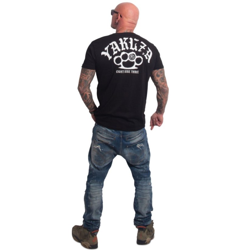 Pánské tričko Crusher Regular Basic - Velikost: 3XL, Barva: Černá